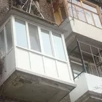 Балкон под ключ,  окна раздвижные,  обшивка,  сварка