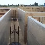 Плёнка полиэтиленовая строительная серая 100 мкм ( 3 м х 100 м.п)