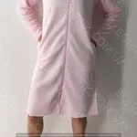 Жіночий рожевий халат із велсофту 