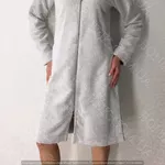 Жіночий домашній халат на блискавці 