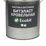 Мастика битумная ведро 10, 0 кг БИТЭЛАСТ - КРОВЕЛЬНЫЙ Ecobit