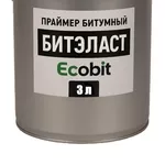 Праймер битумный ЭКОБИТ ведро 3,  0 л ДСТУ Б В.2.7-108-2001