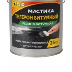 ТЕГЕРОН Битумный ЭКОБИТ ведро 25, 0 кг мастика резино-битумная 