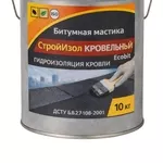 Битумная мастика ведро 10, 0 кг СтройИзол Кровельный Ecobit