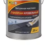 Битумная мастика ведро 20, 0 кг СтройИзол Кровельный Ecobit 