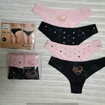 Жіночі труси-бразиліани з малюнком сердець (арт. 200-20/8)