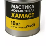 Мастика асфальтовая ХАМАСТ ЭКОБИТ ведро 10, 0 кг 