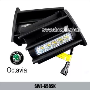Skoda Octavia DRL светодиодные дневные ходовые света SWE-658SK
