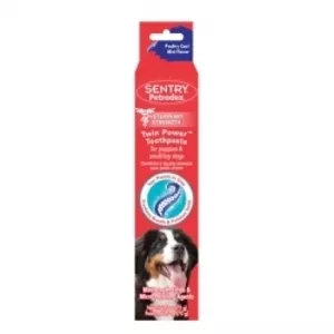 SENTRY Petrodex ДВОЙНАЯ СИЛА отбеливающая зубная паста для собак