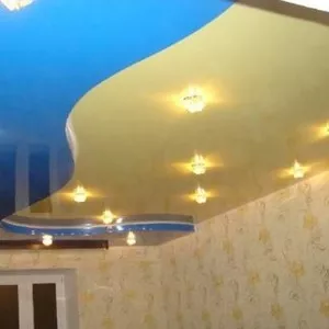 Закажи натяжной потолок в комнату - получи потолок в ванную!