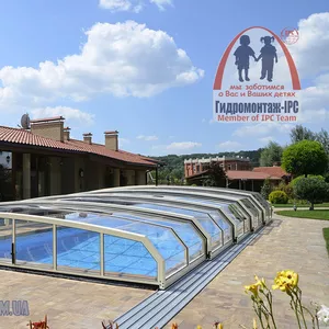 Павильоны для бассейнов в Украине,  крыши для бассейнов