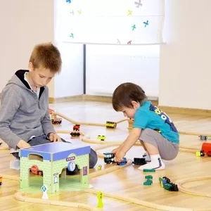 Игровая комната с паровозиками TrainLand для детей от 2-6 лет!