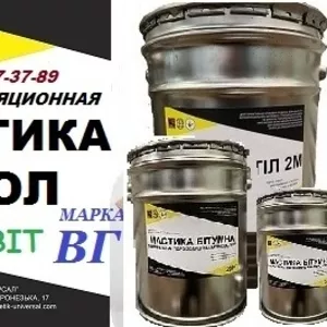 Мастика ИЗОЛ Ecobit марка ВГ ТУ 21-27-37—89 битумная холодная