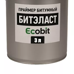 Праймер битумный ЭКОБИТ ведро 3,  0 л ДСТУ Б В.2.7-108-2001