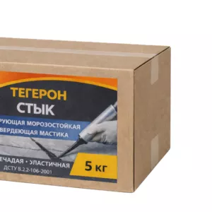 Тегерон Стык Экобит ящик 5 кг герметизирующая морозостойкая мастика