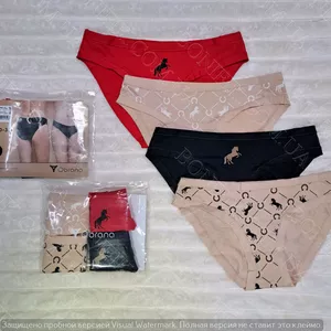 Жіночі кольорові трусики-сліп (4 шт./уп.) 