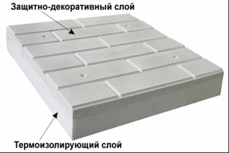 Плита фасадная Полифасад,  система утепеления и облицовки фасада 6