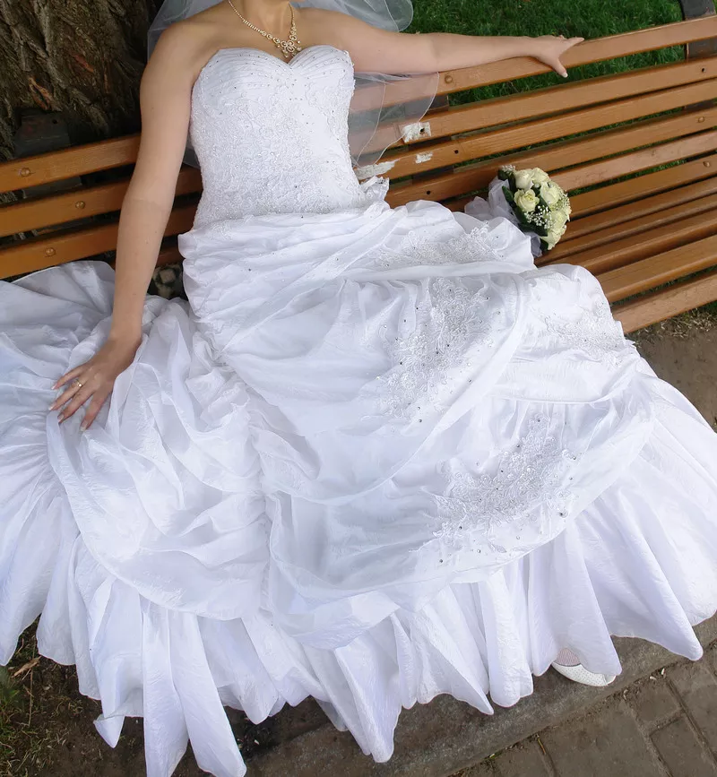 Продам роскошное свадебное платье в стиле маркизы Помпадур 2