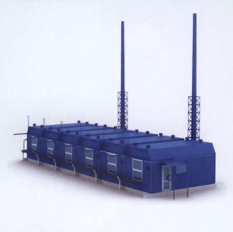 Блочно-модульные водогрейные котельные БМВКу (0, 5 и 3 МВт,  газ) 2