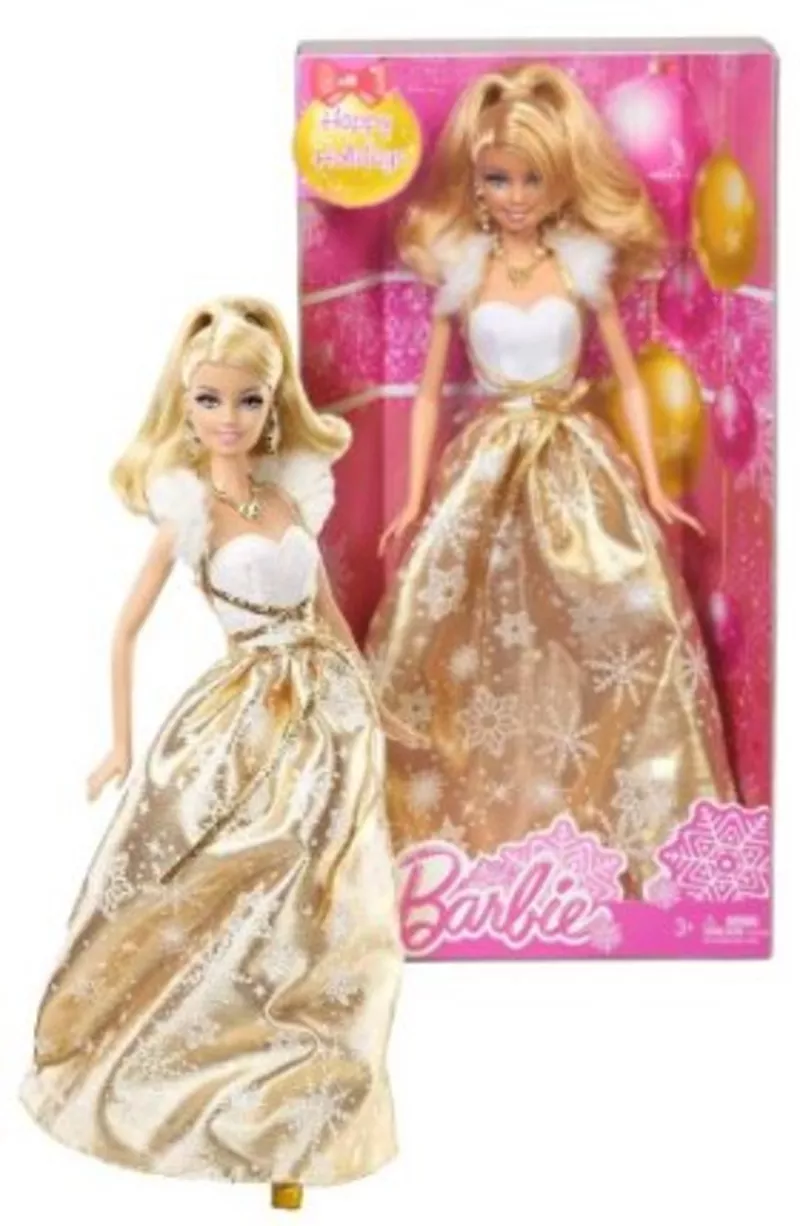 Шикарная коллекционная кукла Barbie Holidays Wishes. Оригинал.Mattel.