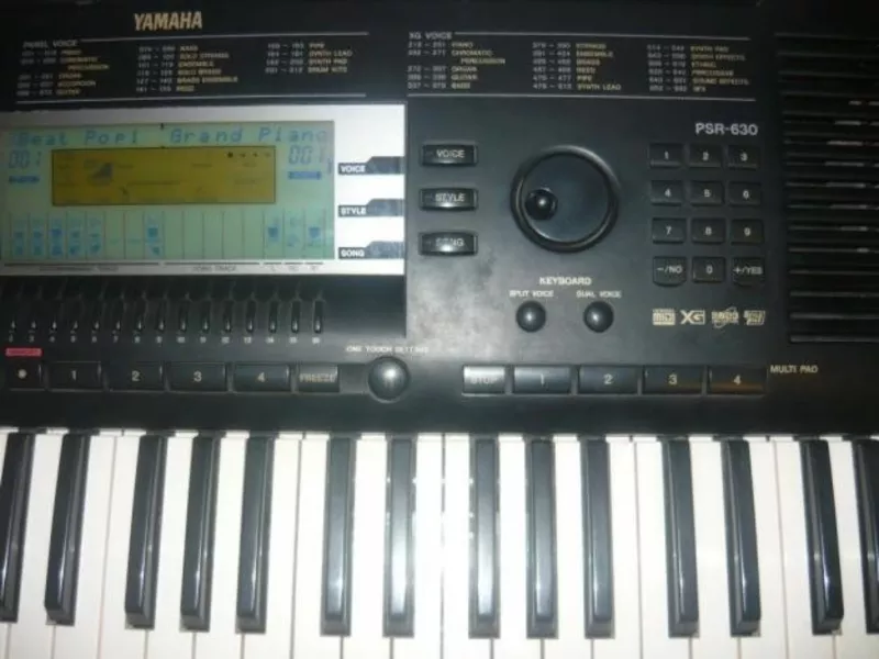 Продам легендарный синтезатор YAMAHA PSR-630 3