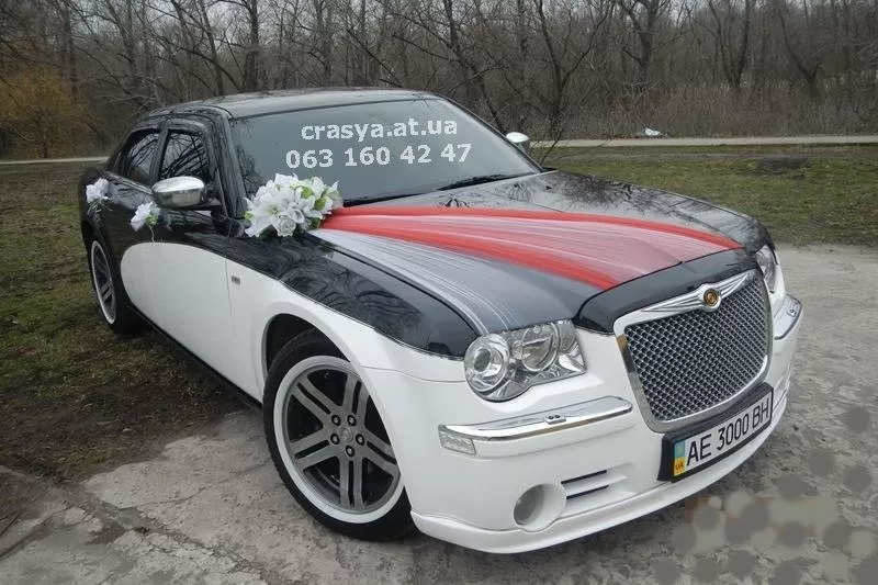   Аренда автомобиля на свадьбу Днепропетровск Прокат украшений для маш 2
