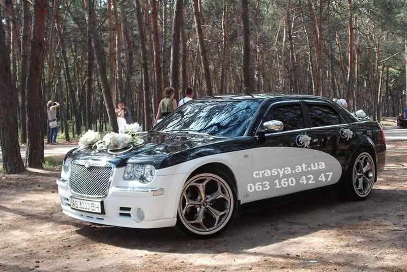  Аренда автомобиля на свадьбу Днепропетровск Прокат украшений для маш 3