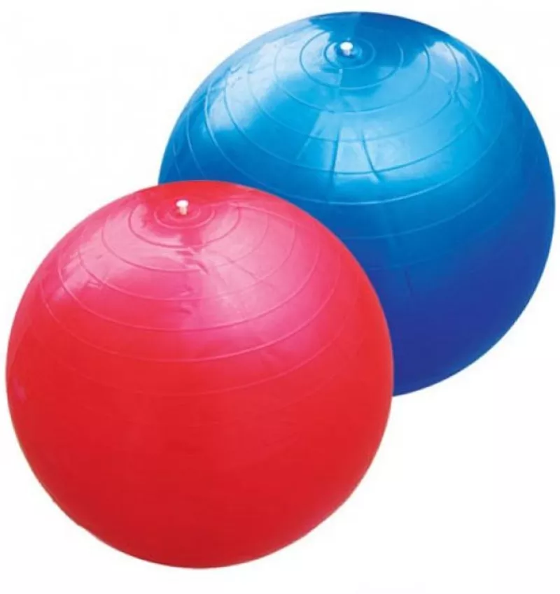 Мячи для фитнеса гладкие и массажные 55, 65 см. 2