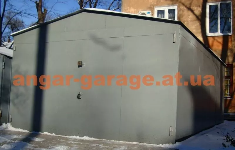 металлический гараж сборно-разборной для легкового авто или автобуса 4