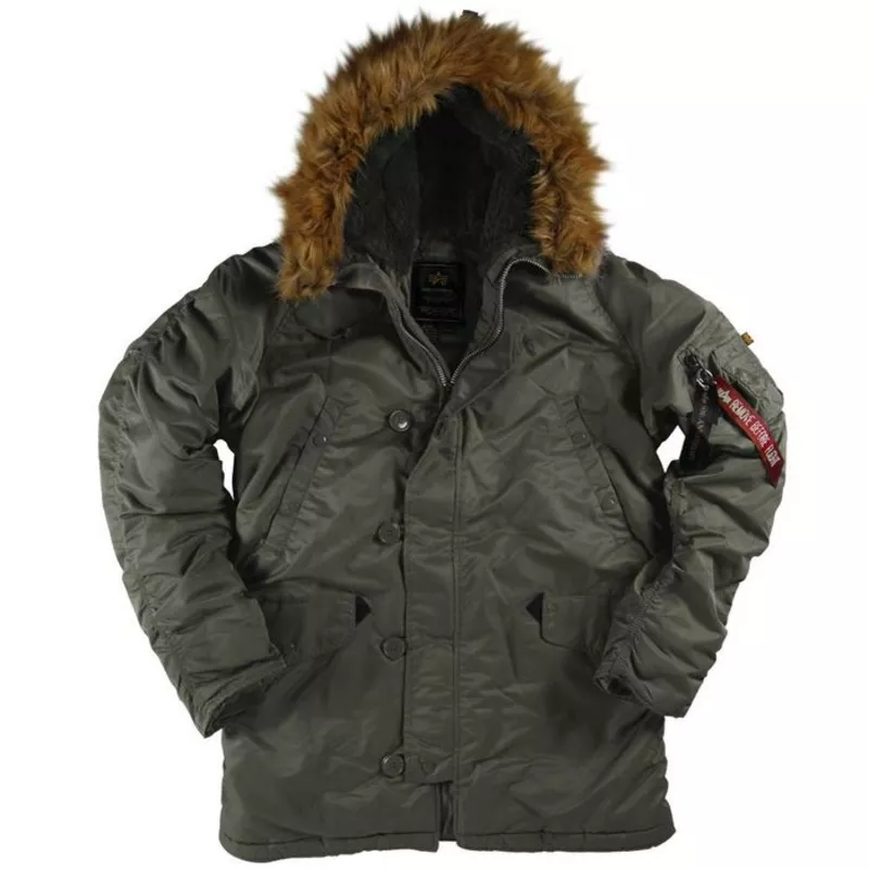 Классические мужские куртки Аляска Alpha Industries (США) 3