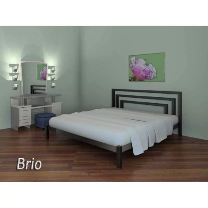 Кровать металлическая Брио
