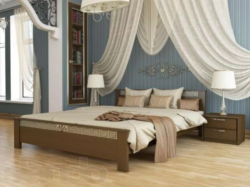 Кровать Афина из дерева бук