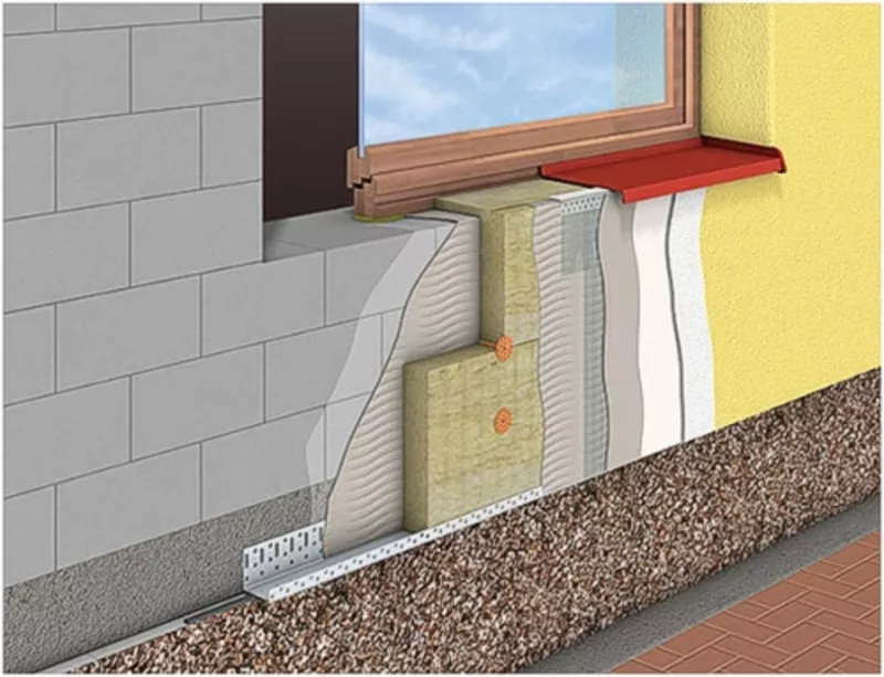 Утепление фасадов зданий,  реконструкция