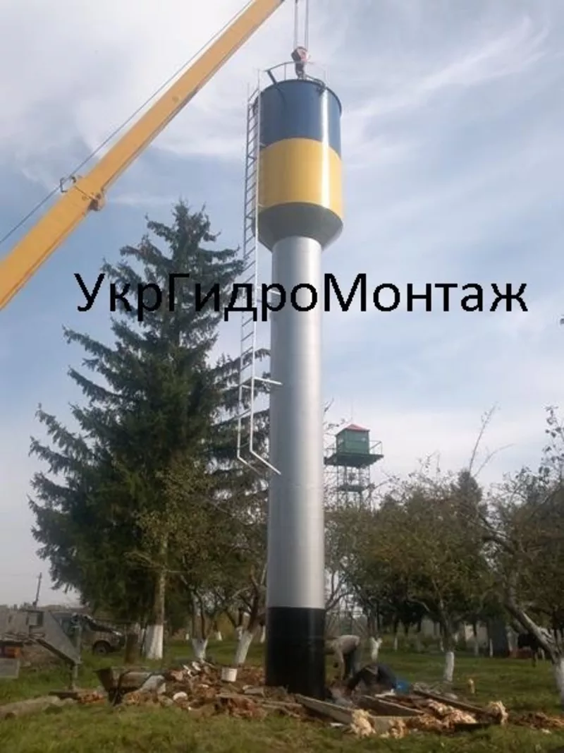 Водонапорные башни ВБР-160 Изготовление,  монтаж, цена по Украине 2