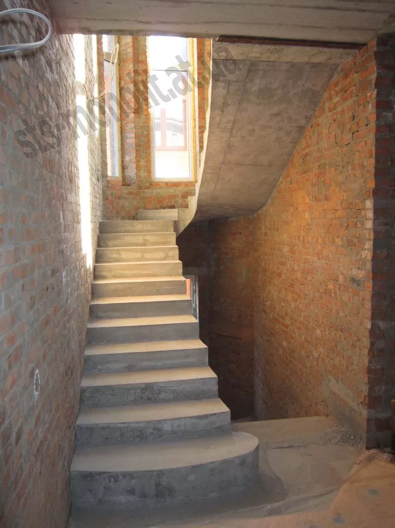 Лестницы бетонные монолитные Днепропетровск 5
