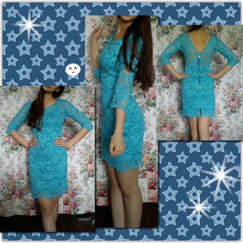 Кружевное красивое платье(+юбка) 3