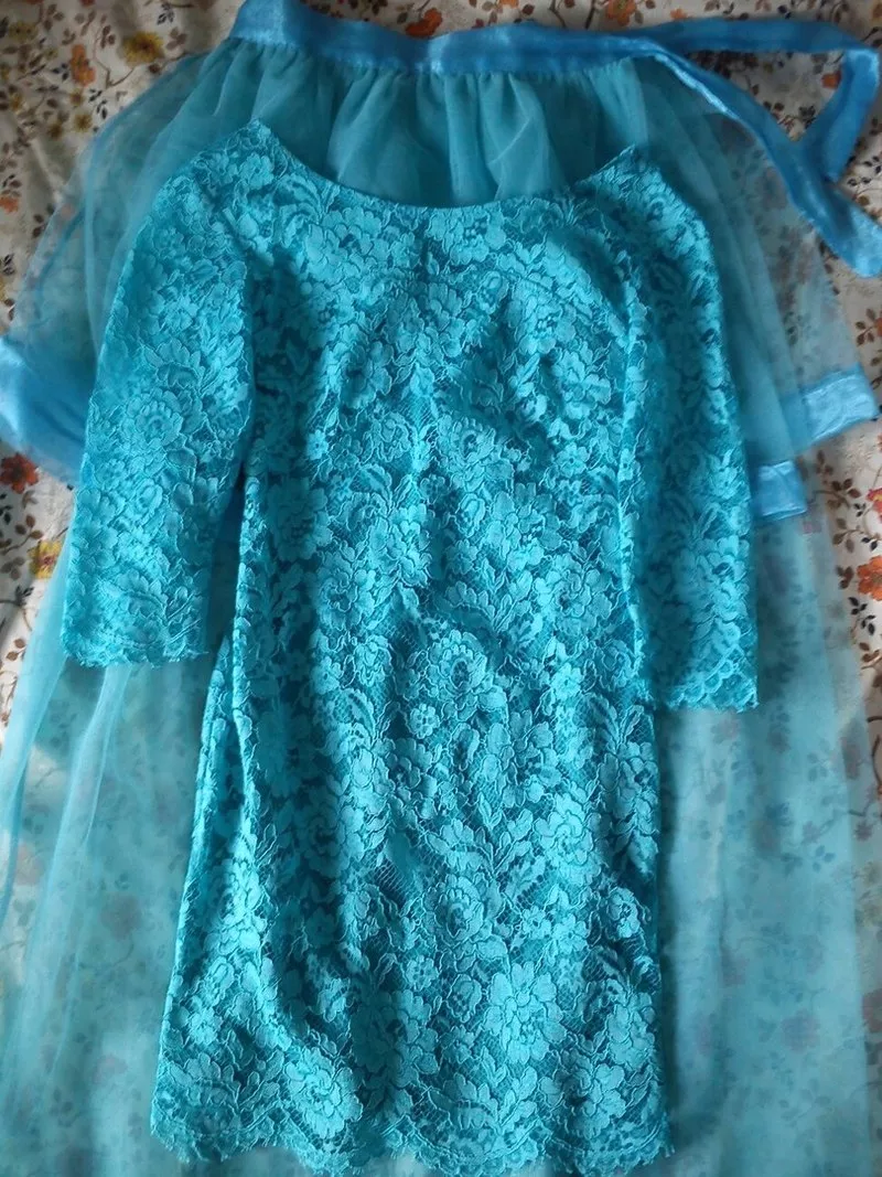 Кружевное красивое платье(+юбка)
