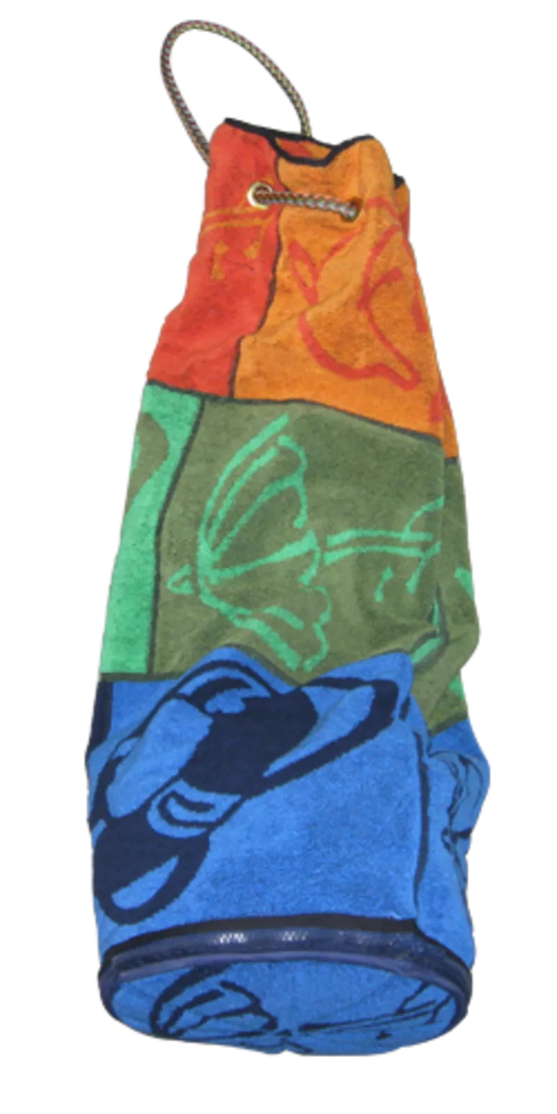 Пляжная сумка-коврик 3в1