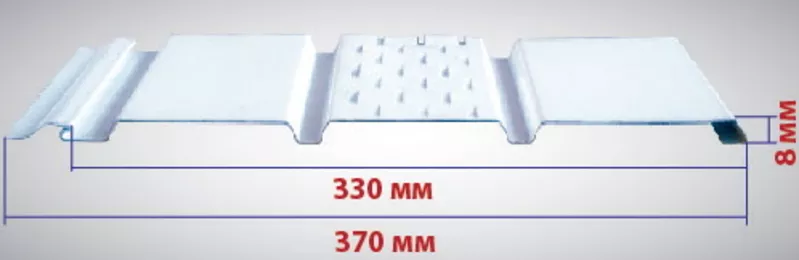 Сайдинг металлический,  перфорированный металлический софит софит,  сайд 2