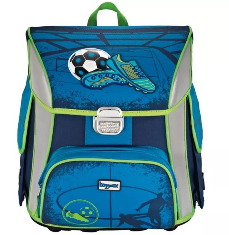 Школьные рюкзаки Hama Step By Step Soccer Blue BaggyMax в наличии 3в1  3