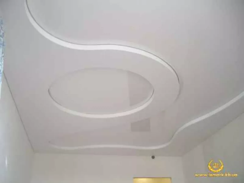 Натяжной потолок с LED подсветкой 6