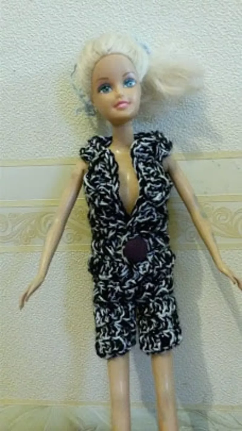 Вязаная одежда для кукол Барби 3