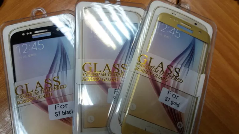 Продам защитные стекла 4D для iPhone 7, 3D стекло для Samsung Galaxy S7 4