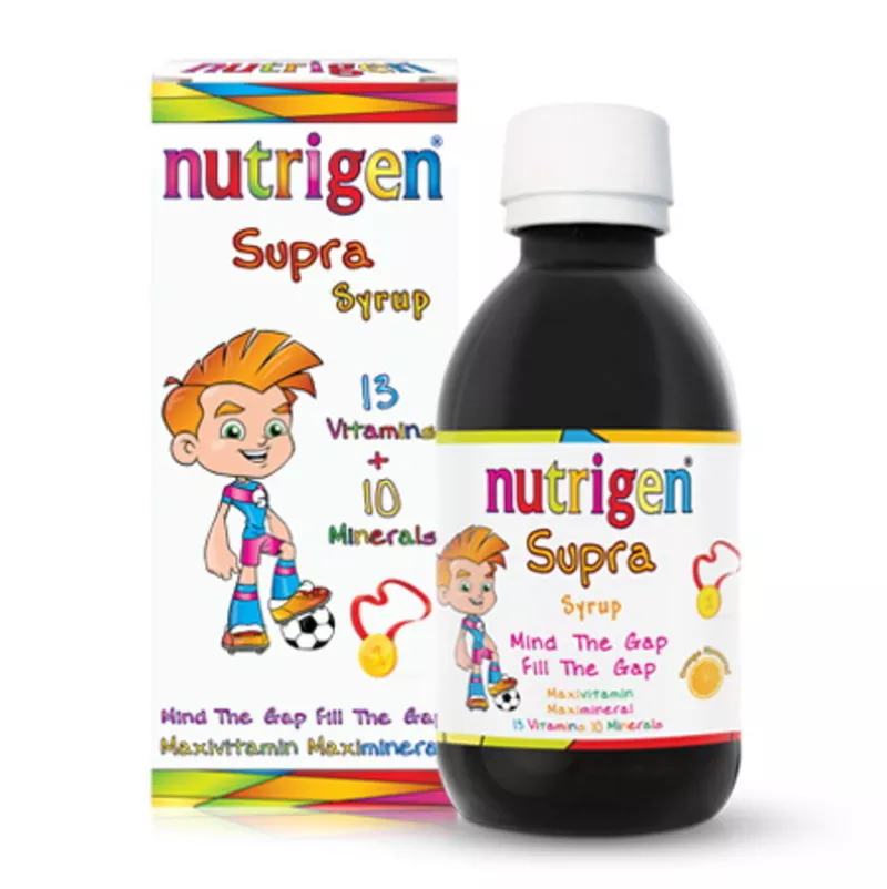 Витамины для детей Нутрижен Супра / Nutrigen  Supra. Сироп 200 мл Диет 2