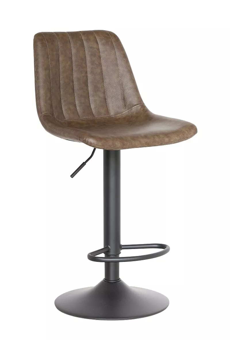Барні стільці у стилі Лофт ,  Кастор,  коричневий