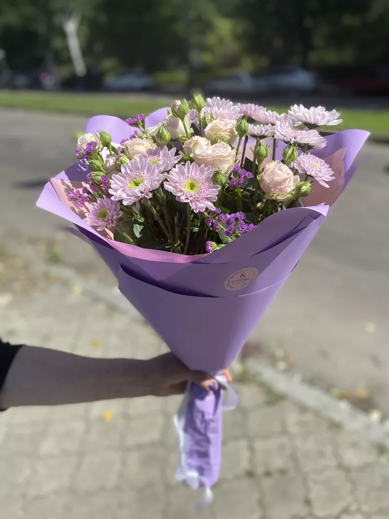 Букети хризантем з доставкою від крамниці квітів “Flowers Story”  3