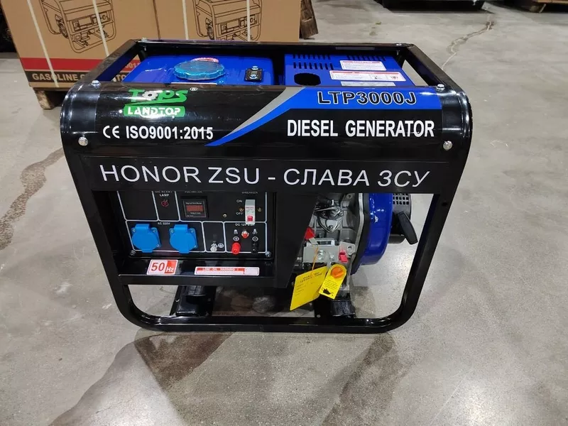 Дизельний генератор LANDTOP LTP3000J (Доставка по Україні)