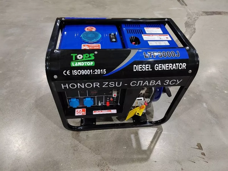 Дизельний генератор LANDTOP LTP3000J (Доставка по Україні) 2