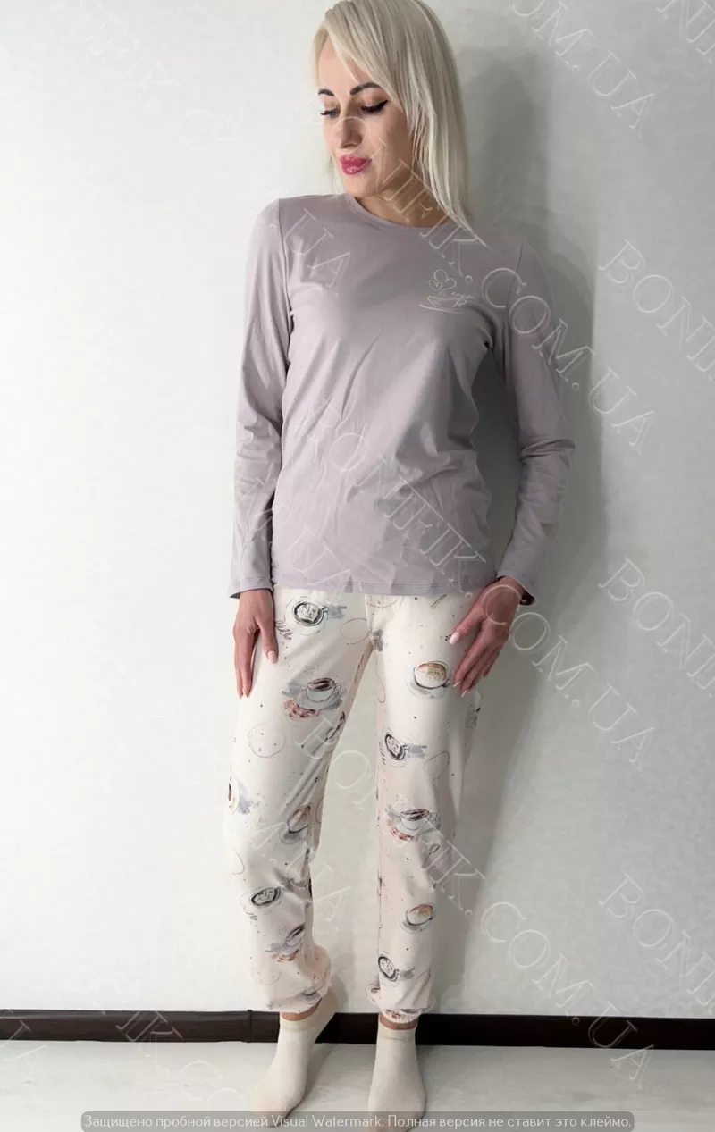 Жіноча піжама з малюнком 