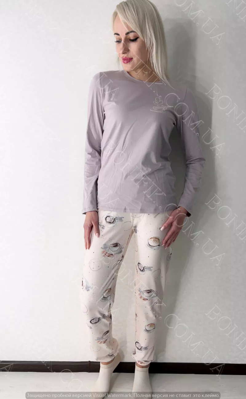 Жіноча піжама з малюнком 